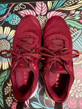 Under Armour Women's Burgundy Athletic Shoes